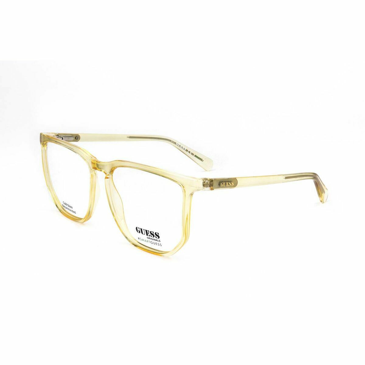 Unisex' Spectacle frame Guess GU8237-58041 Yellow