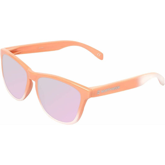 Unisex Sunglasses Northweek Gradiant Ø 47 mm White Pink