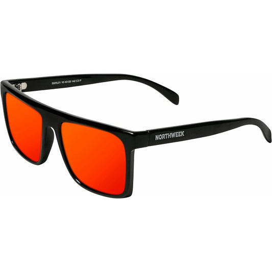 Unisex Sunglasses Northweek Hale Ø 50 mm Red Black